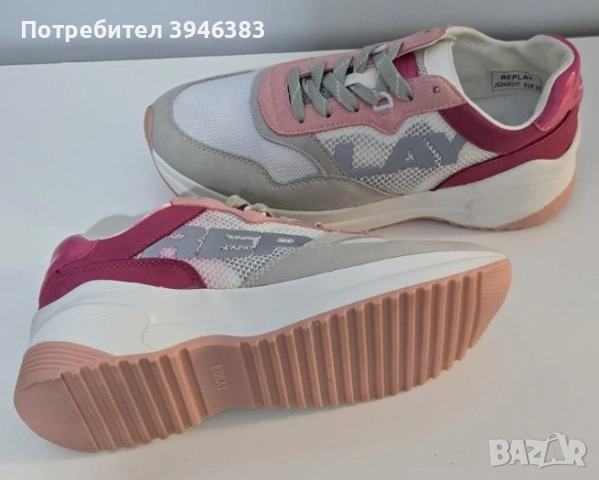 Дамски спортни обувки Replay – размер 39 отговарят на 38–38.5, снимка 2 - Маратонки - 51924569