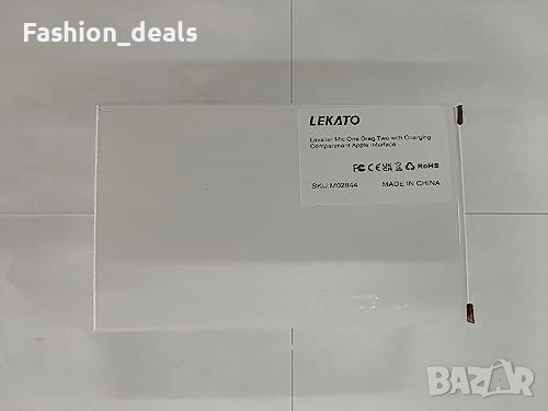 Нов Безжичен Двоен микрофон с калъф за iPhone iPad Айпад Видеозапис, снимка 2 - Микрофони - 41783426