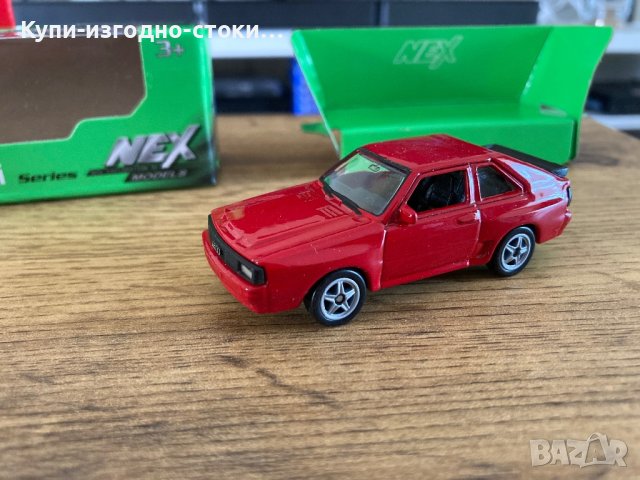 Умален металет модел Nex Audi Quattro 1:60, снимка 2 - Други игри - 42018028