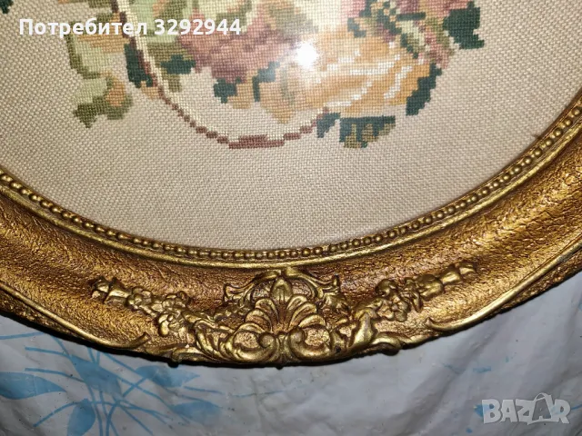 Гоблен  рози, снимка 2 - Картини - 47792695