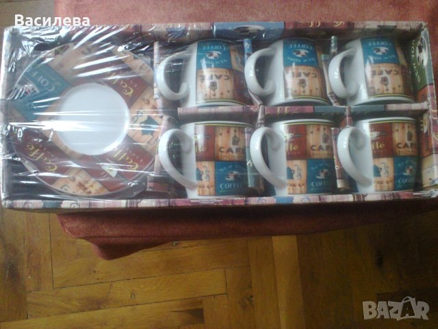 Порцеланов сервиз за кафе - 6 бр, снимка 2 - Сервизи - 40289608