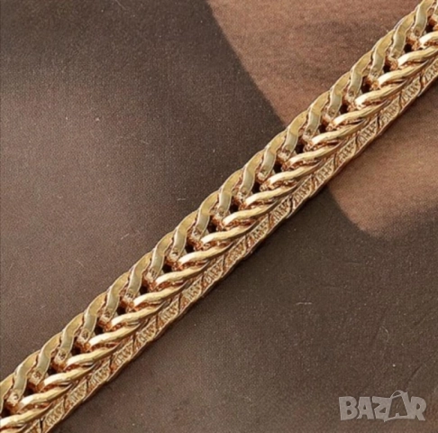 Масивна гривна от 9к попълнено злато 20 лв., снимка 3 - Гривни - 51784867