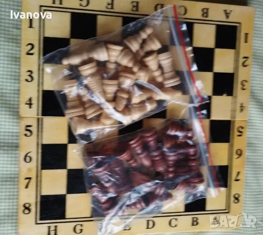 Шах в дървена кутия , снимка 3 - Шах и табла - 49786106