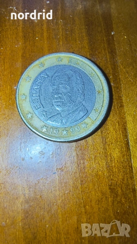 Рядка монета 1 евро