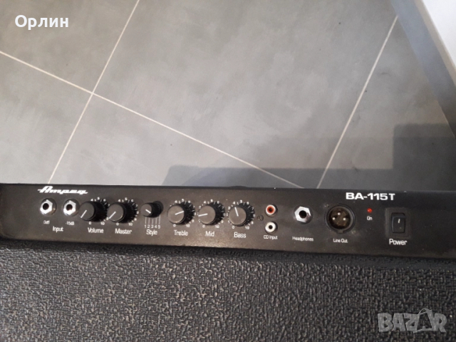 Ampeg BA-115t Бас Комбо 100W, снимка 3 - Други - 52277942