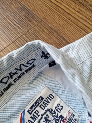 Страхотна мъжка риза CAMP DAVID размер XL , снимка 8 - Ризи - 50228981