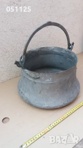 масивен кован бакър, казан мед , снимка 4 - Антикварни и старинни предмети - 47620409