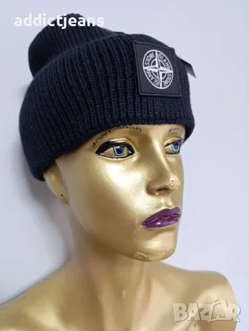 Зимна шапка Stone Island унисекс, снимка 6 - Шапки - 48162909