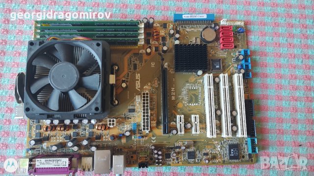 Дъннаплатка Asus с Процесор AMD Рам DDR2 и охлаждане