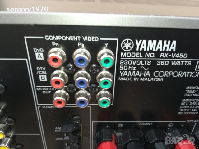 YAMAHA RECEIVER ЗА РЕМОНТ 1902221913, снимка 6 - Ресийвъри, усилватели, смесителни пултове - 35847527