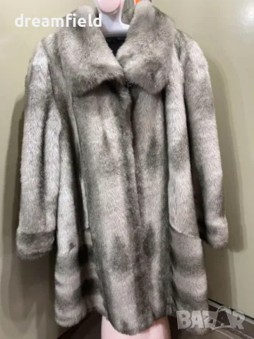 Палто еко косъм, снимка 2 - Палта, манта - 50316983