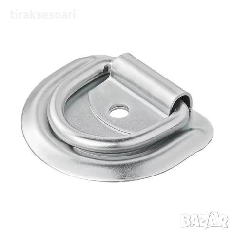 12 броя Скоба за под на ремарке 76x66 мм товарна кука 450 kg , снимка 3 - Аксесоари и консумативи - 52470433