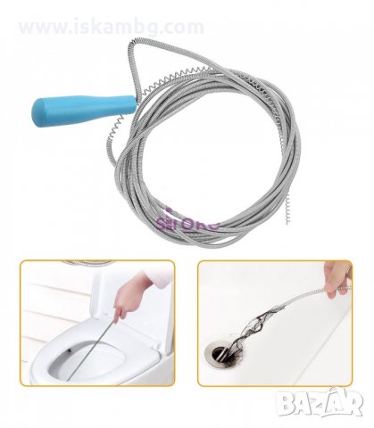 СПИРАЛА ЗА ОТПУШВАНЕ НА КАНАЛИ 3 МЕТРА - код 1802