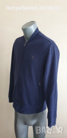 POLO Ralph Lauren  Full Zip  Cotton Mens Size M  ОРИГИНАЛ! Мъжко Горнище с цял Цип!, снимка 7 - Спортни дрехи, екипи - 51711941