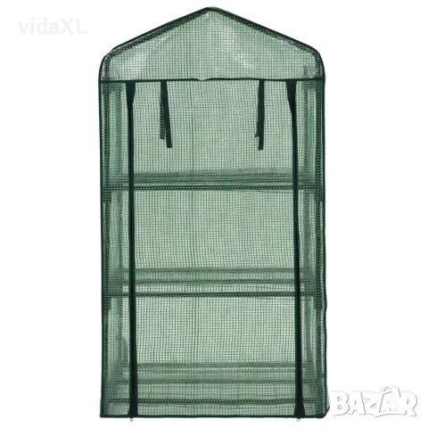 vidaXL 3-етажна мини оранжерия, 69x49x125 см, снимка 3 - Оранжерии - 56147617