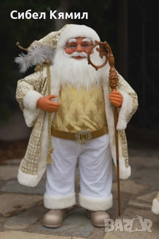 Златният Дядо Коледа – мигновено празнично настроение у дома!, снимка 4 - Декорация за дома - 52556971