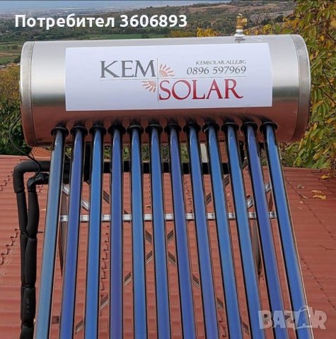 Слънчев колектор за топла вода - 110 литра в Бойлери в гр. Пловдив -  ID39264348 — Bazar.bg