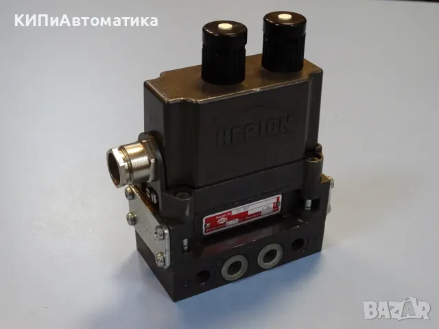 пневматичен разпределител HERION 25507E74 Solenoid Valve 24VDC G1/8, снимка 1 - Резервни части за машини - 47789804