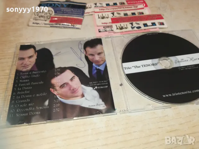 TRIO THE TENORS CD 2910241444, снимка 2 - CD дискове - 47761903