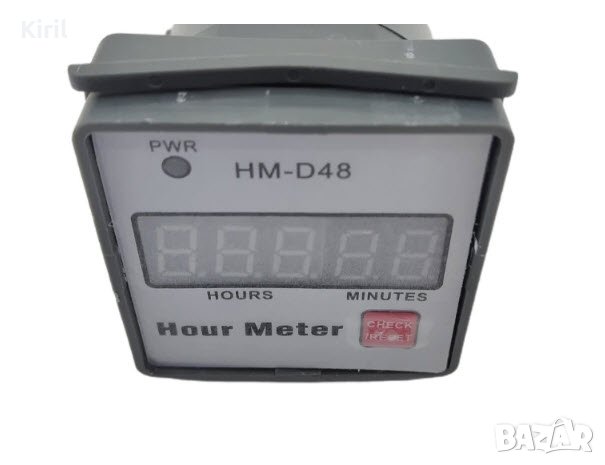 Мото часовник HM-D48 за ДИЗЕЛОВИ БЕНЗИНОВИ И ЕЛЕКТРИЧЕСКИ ДВИГАТЕЛИ  0‑999.99h  AC 12 до 220V , снимка 3 - Аксесоари и консумативи - 44305142