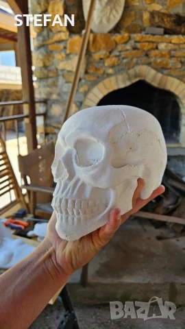 череп от бетон за рисуване , снимка 3 - Декорация за дома - 51012520