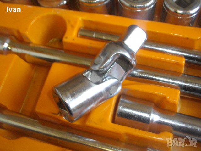 Нова Немска Гедория/Гидория/Комплект Инструменти-25 Части-Старо Качество-Маткап/Тресчотка/Удължители, снимка 16 - Други инструменти - 40073681