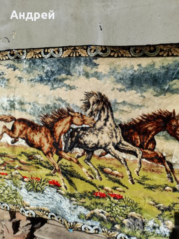 Старинен ковьор,покривка за стена #198, снимка 4 - Антикварни и старинни предмети - 39782745