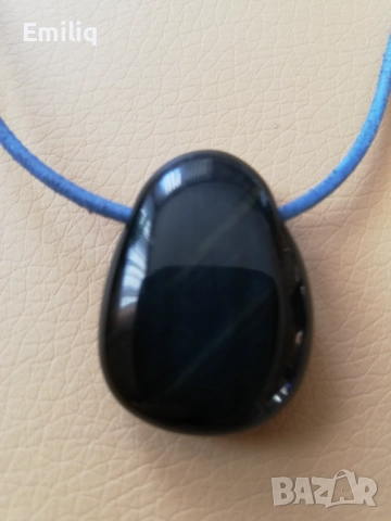 Нов Амулет Соколово Око Естествен Камък