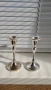 Двойка елегантни посребрени свещници, снимка 1