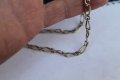Сребърен синджир с позлата, снимка 7