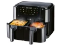НОВИ! Двоен фритюрник с горещ въздух Еър Фрайър ХХЛ 8.7L 2600W , снимка 1