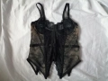 Hunkemoller 80B дамски дантелен корсет бюстие, снимка 5