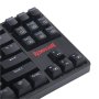 Клавиатура Геймърска USB Redragon Daksa K576R-BK Механична 12 мултимедийни клавиша LED rainbow подсв, снимка 4