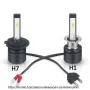 мини лед Крушки H7, H4, H1, HB3, HB4 - 10000LM, 70W, ZES 2ра Генерация, снимка 4