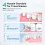 Зъбен душ COSLUS Water Teeth Flosser, Преносим акумулаторен подвижен резервоар за вода, снимка 6