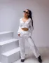 Дамски бял комплект от две части , снимка 1