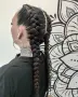 💜Детски Боксьорски Плитки 💜 Екстеншъни Ариел Къдрици Бохо Плитки Африкански Сенегалски Туистъри , снимка 8