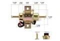 Електрическа горивна помпа 12V за карбуратор 3–5 PSI, Помпа за Kubota, снимка 3