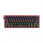 Клавиатура Геймърска USB Redragon Fizz K617-R Механична RGB подсветка с 13 светлинни режима, снимка 1 - Клавиатури и мишки - 39202853