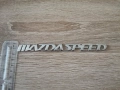сребрист метален надпис MazdaSpeed за Mazda, снимка 3