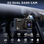 ONDASHCAM Dash Cam, 4K Dash Cam отпред и отзад, 5G WiFi, 3,5" екран, снимка 7