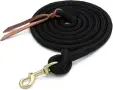 Чисто Ново Каубойско въже / повод за коне Weaver Equine Poly Cowboy Lead (3 м) | Месинг   , снимка 1