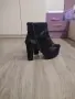 Кожени дамски боти, снимка 1