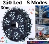 Коледни лампички 50м. с 250 Led диода в студена бяла светлина, снимка 1