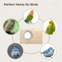 Ново Екологично Гнездо за Птици с Прозорец Дървена къщичка, снимка 6