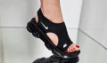 Nike черни дамски сандали , снимка 4