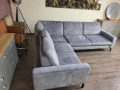 ПРОМОЦИЯ!!! Сив ъглов диван от плат с функция сън MM-ZE1126, снимка 6