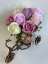 Декоративно колело с ароматни сапунени рози, снимка 4