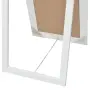 vidaXL Стенно огледало, бароков стил, 160x40 см, бяло, снимка 4