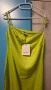 Страхотна зелена сатенена дамска рокля С размер, снимка 3